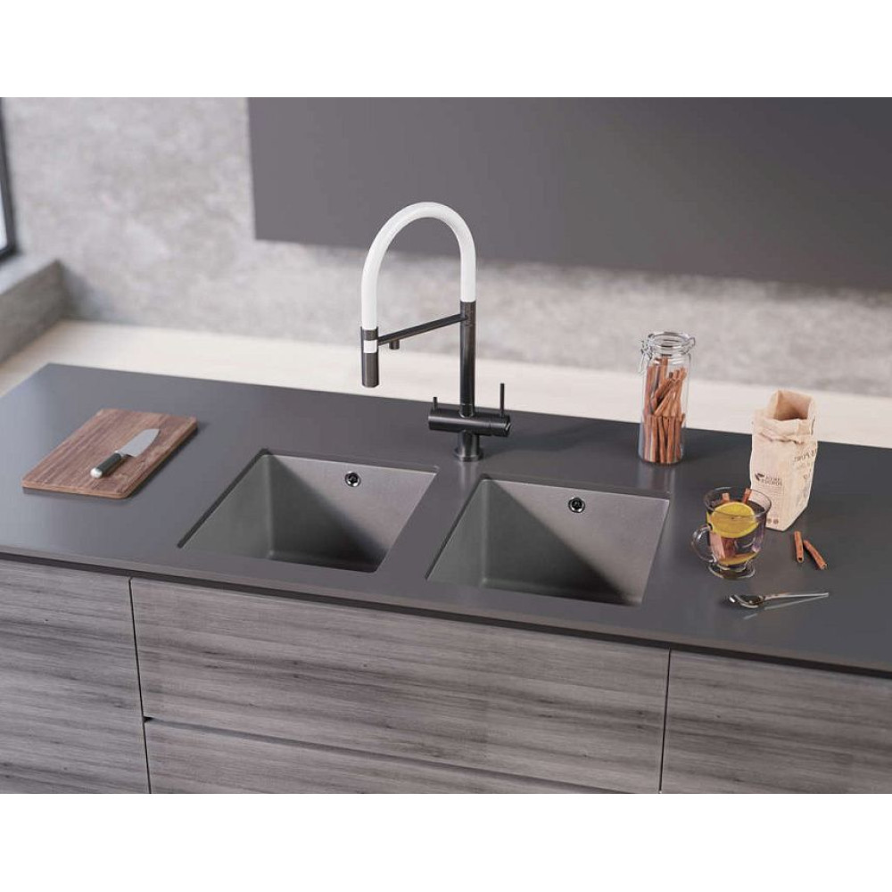 Кухонная мойка OMOIKIRI Bosen 38-U-BL(арт.4993157)