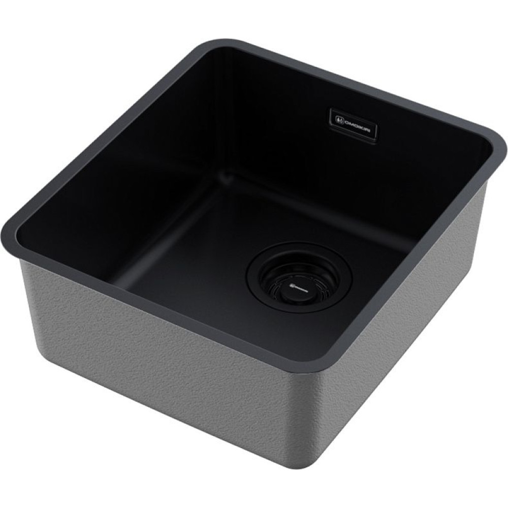 Кухонная мойка OMOIKIRI Omi 37-U/I-GB Ultra нерж.сталь/графит