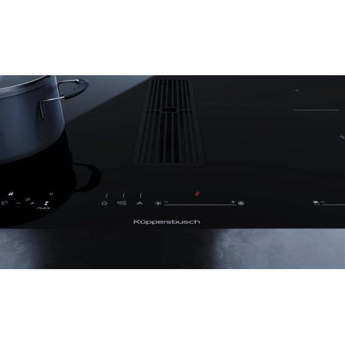 Индукционная стеклокерамич. панель Kuppersbusch KMI 8590.0 SR Black Velvet