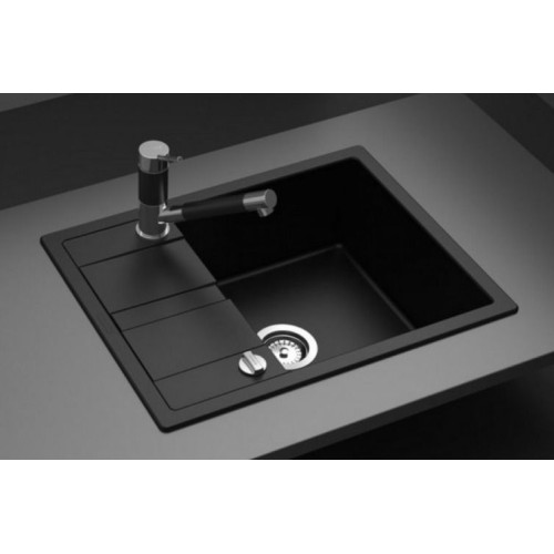 Мойка SCHOCK Optima 50D Cristalite 650х500 оникс