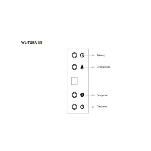 Вытяжка Kuppersberg WL-TUBA 35 B