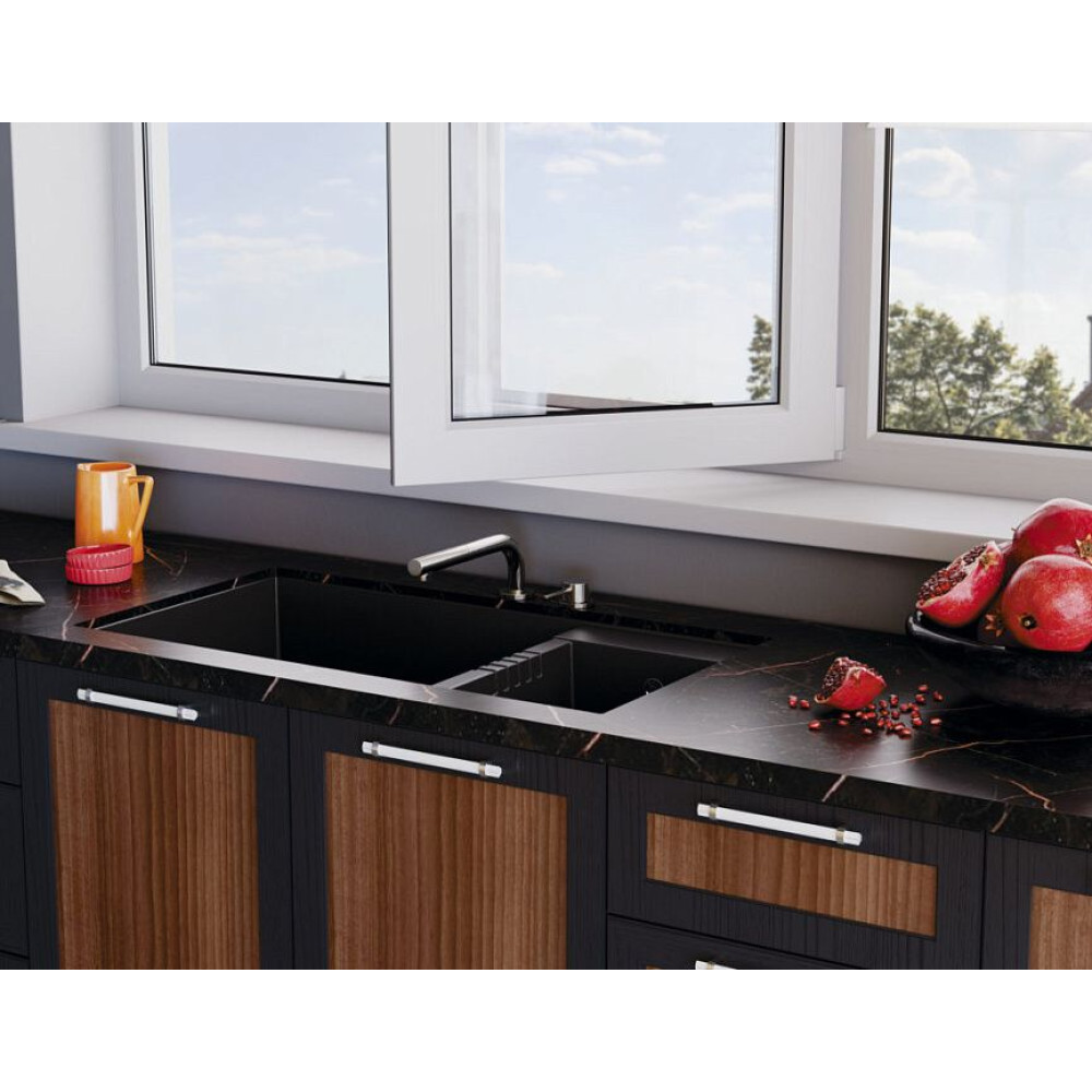 Мойка Omoikiri Tedori 85-2-U-ES Tetogranit/эспрессо