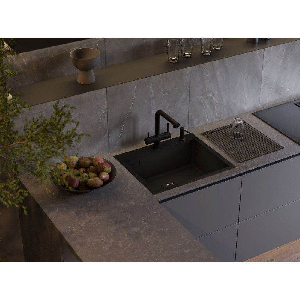 Мойка Akisame 59-GB нерж.сталь/графит(арт.4997014)