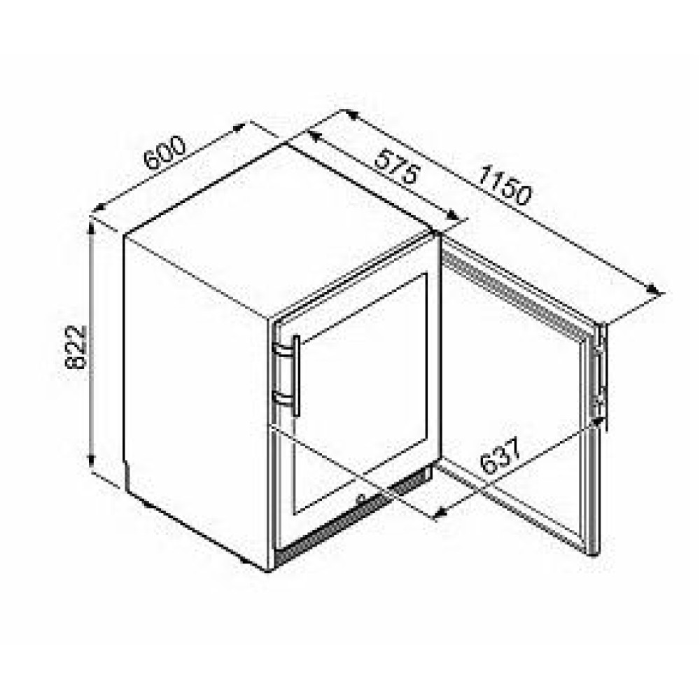 Винный холодильник Liebherr WTes 1672-22 001