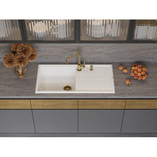 Мойка Omoikiri Tedori 100-PL Tetogranit/платина