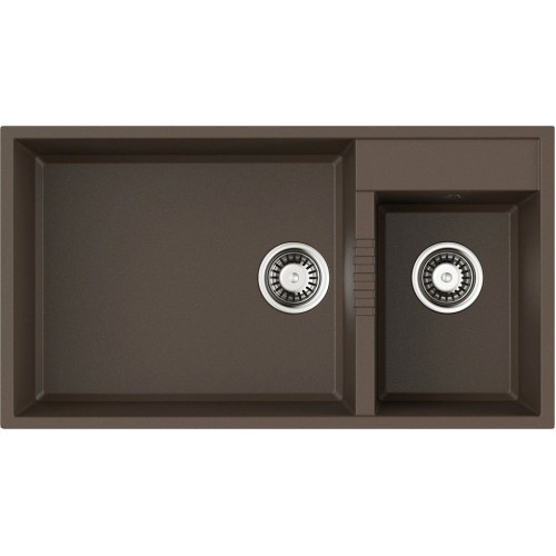 Мойка Omoikiri Tedori 85-2-U-ES Tetogranit/эспрессо