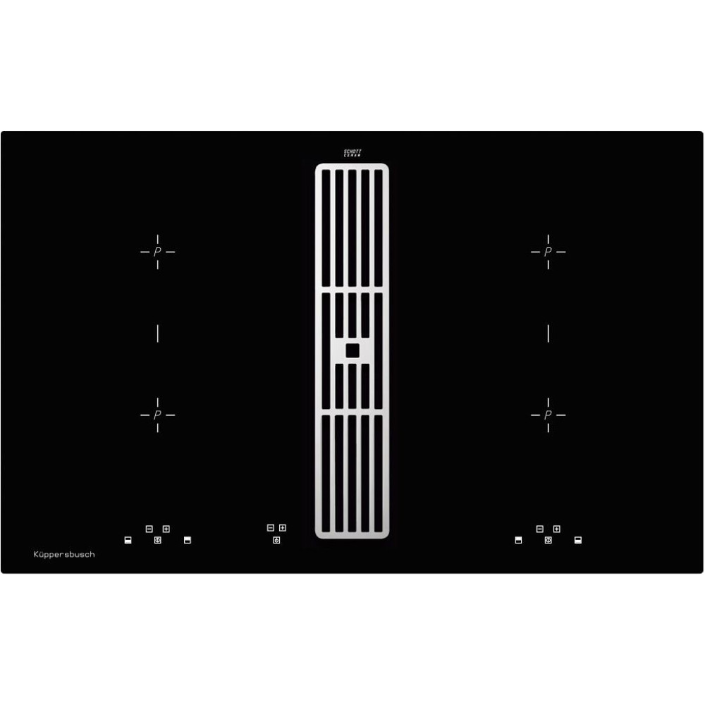 Индукционная стеклокерамич. панель Kuppersbusch KMI 8500.0 SR Silver Chrome