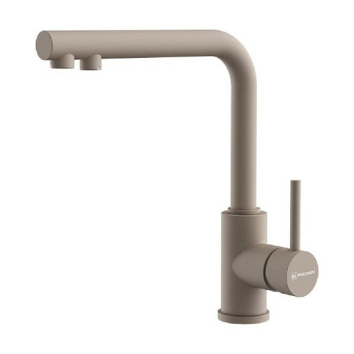 Смеситель Omoikiri Nakagawa 2 Plus-SA латунь/бежевый