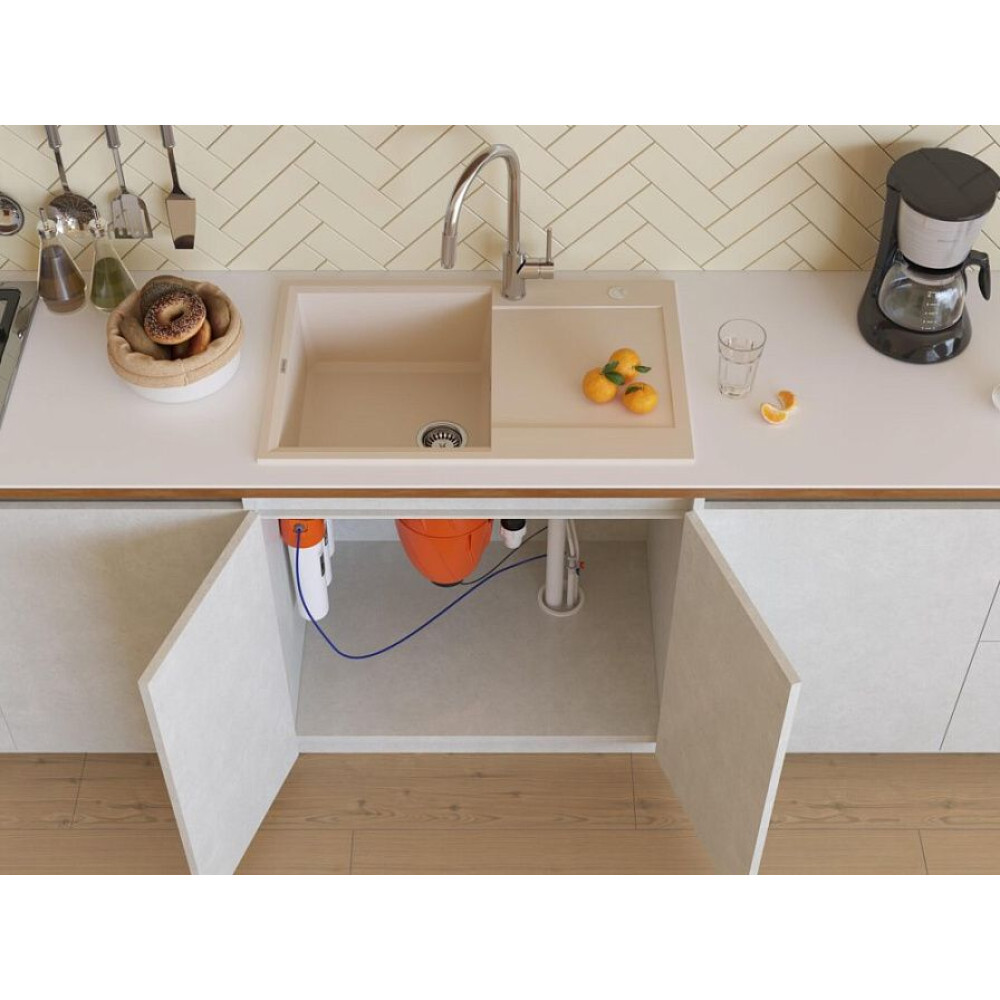 Мойка Omoikiri Sakaime 78-LB-WH Tetogranit/белый(арт.4993903)