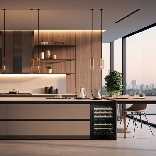 Винный холодильник Dunavox DVS-44.120DSS