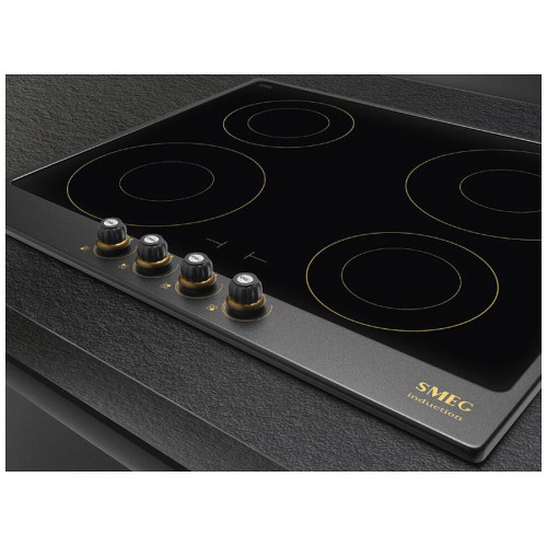 Индукционная стеклокерамич. панель Smeg SI764AOM