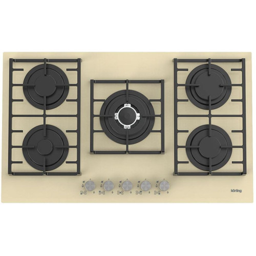 Газовая стеклянная варочная панель Korting HGG 9835 CTB