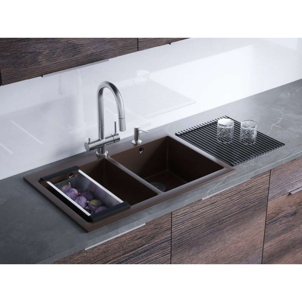 Кухонная мойка OMOIKIRI Bosen 80-2-WH(арт.4993839)