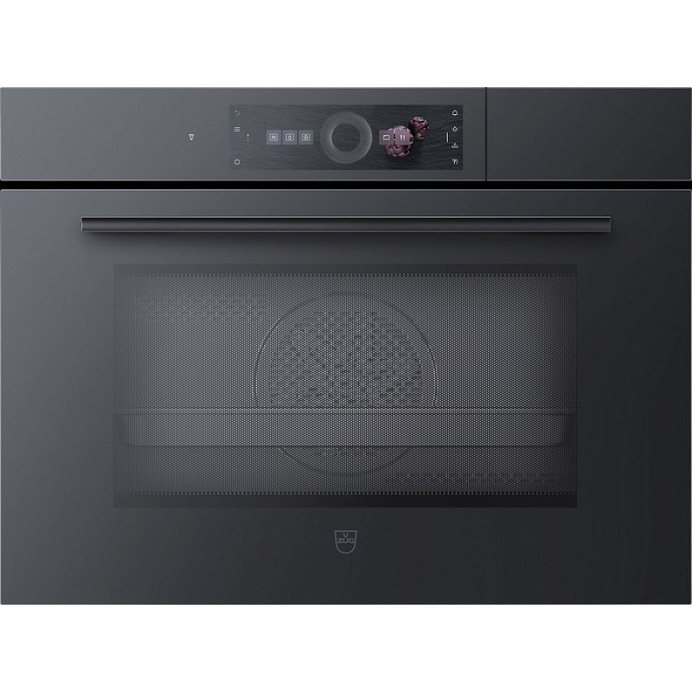 Паровой шкаф V-ZUG CombiSteamer V6000 45M PowerSteam AutoDoor черное стекло CSM6T-23047