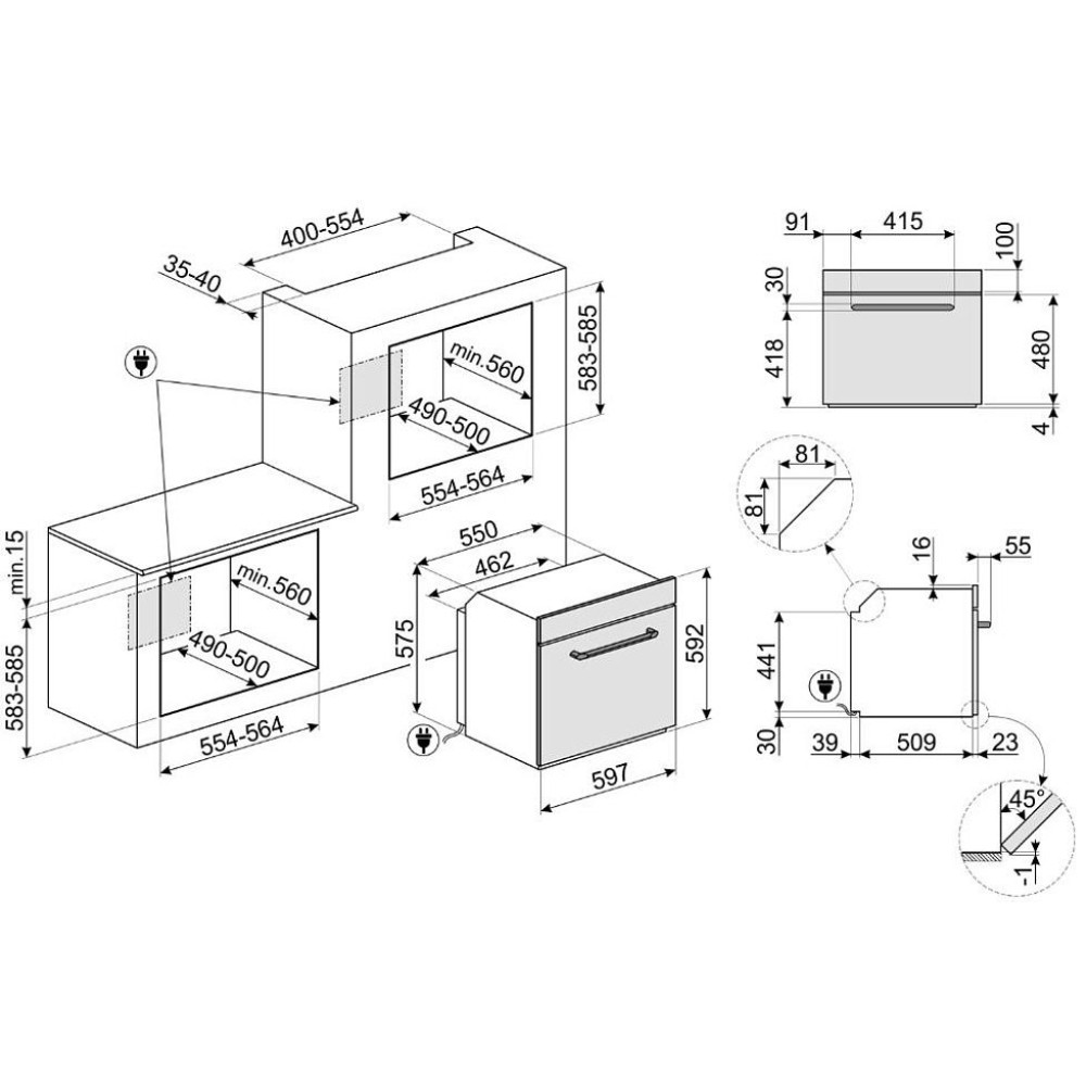Духовой шкаф SMEG SOP6902S2PP