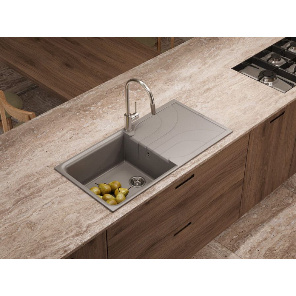 Мойка Omoikiri Yasugata 100-GR Tetogranit/Leningrad grey