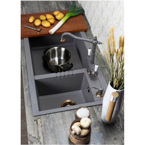 Кухонная мойка OMOIKIRI TEDORI 86-2-LB-PL (арт. 4993939)