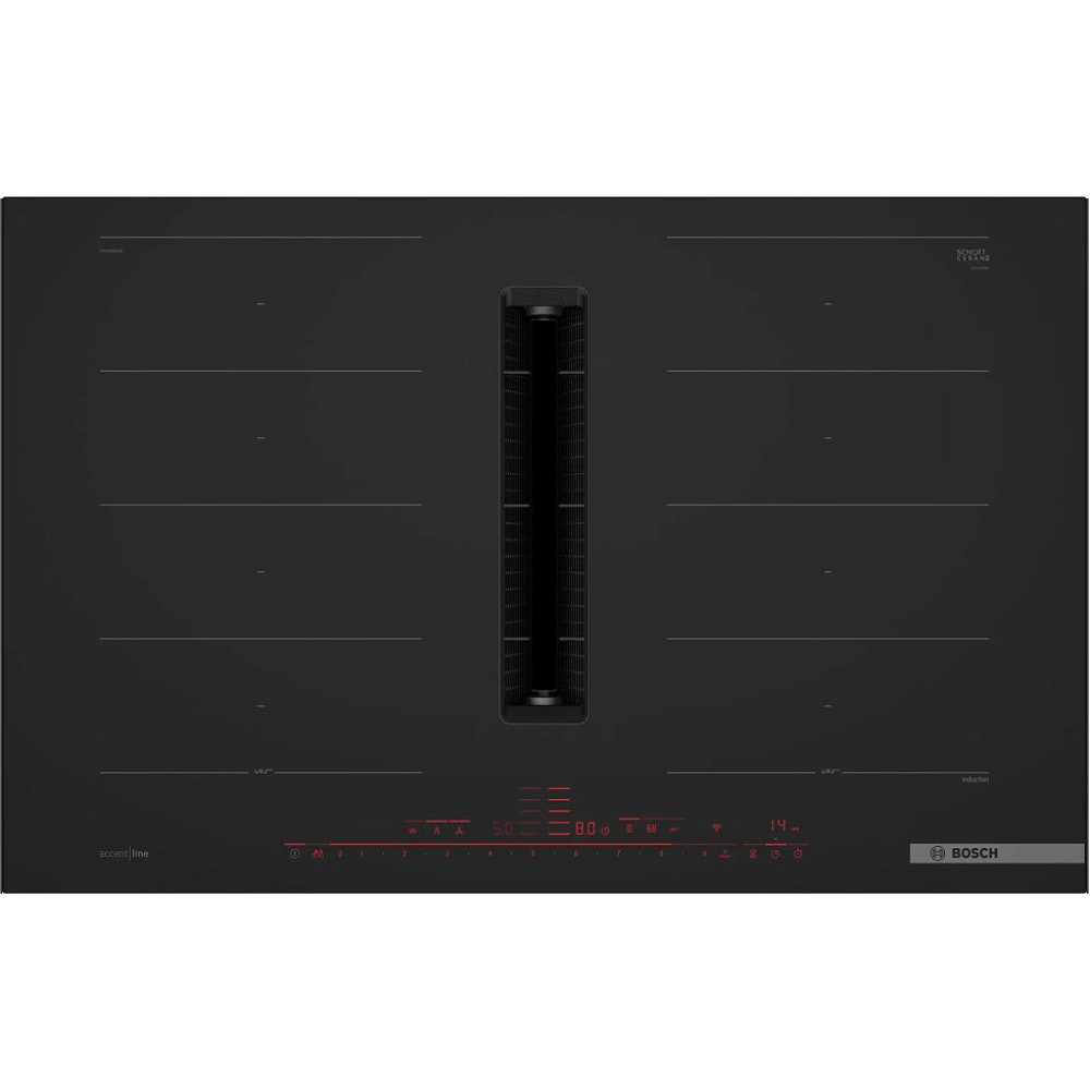Индукционная стеклокерамич. панель с вытяжкой Bosch PXX89BD56E