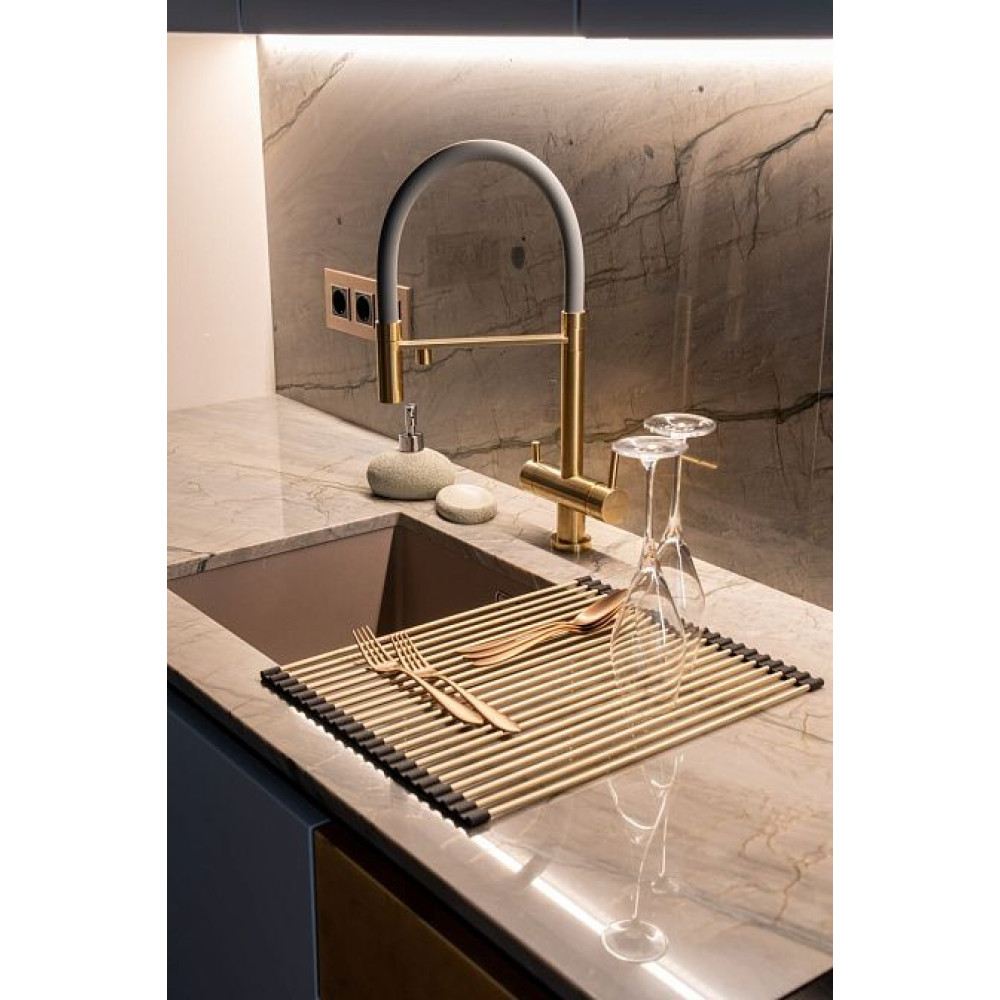 Смеситель OMOIKIRI Kanto-PVD-LG(арт.4994014)