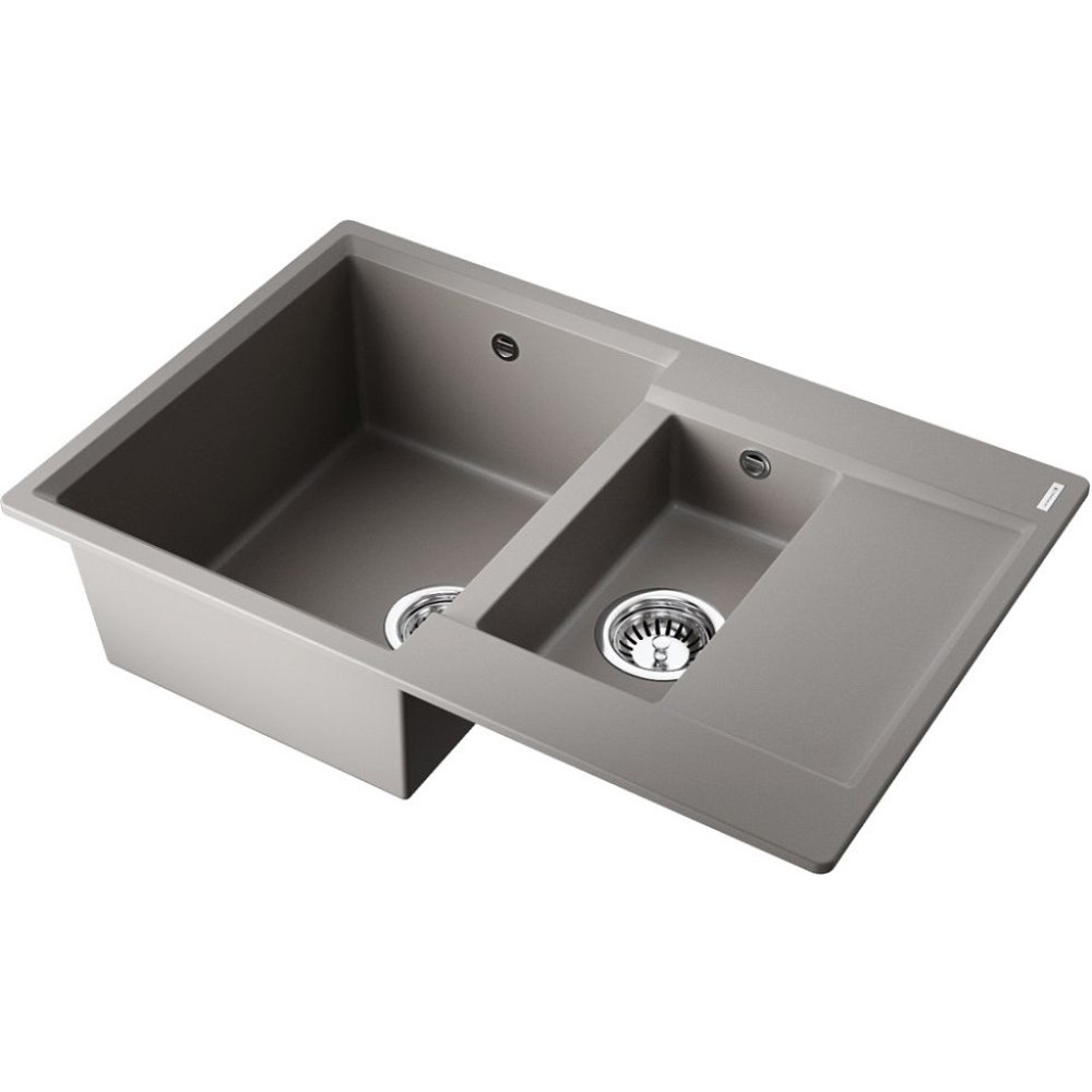 Мойка Daisen 78-2T-GR Tetogranit/Leningrad grey(арт.4993585)