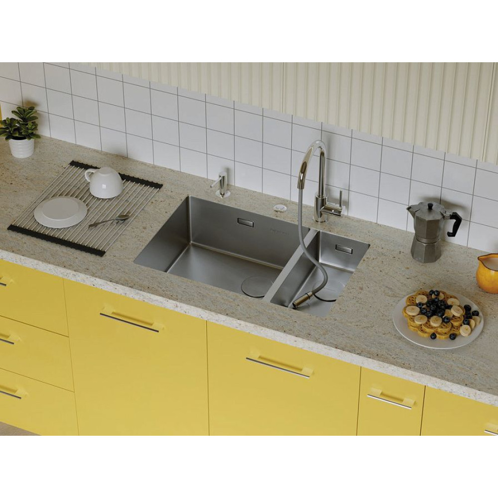 Кухонная мойка OMOIKIRI Taki 69-2-U/IF-LG-R Side(арт.4993184)