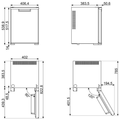 Мини-бар Smeg MTE40