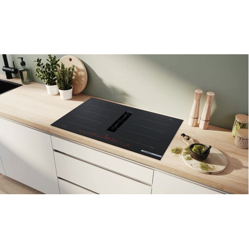 Индукционная стеклокерамич. панель с вытяжкой Bosch PXX89BD56E