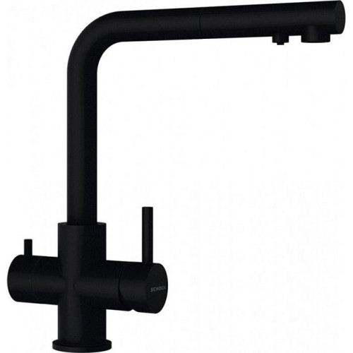 Смеситель SCHOCK Vitus-D Black Edition черный матовый