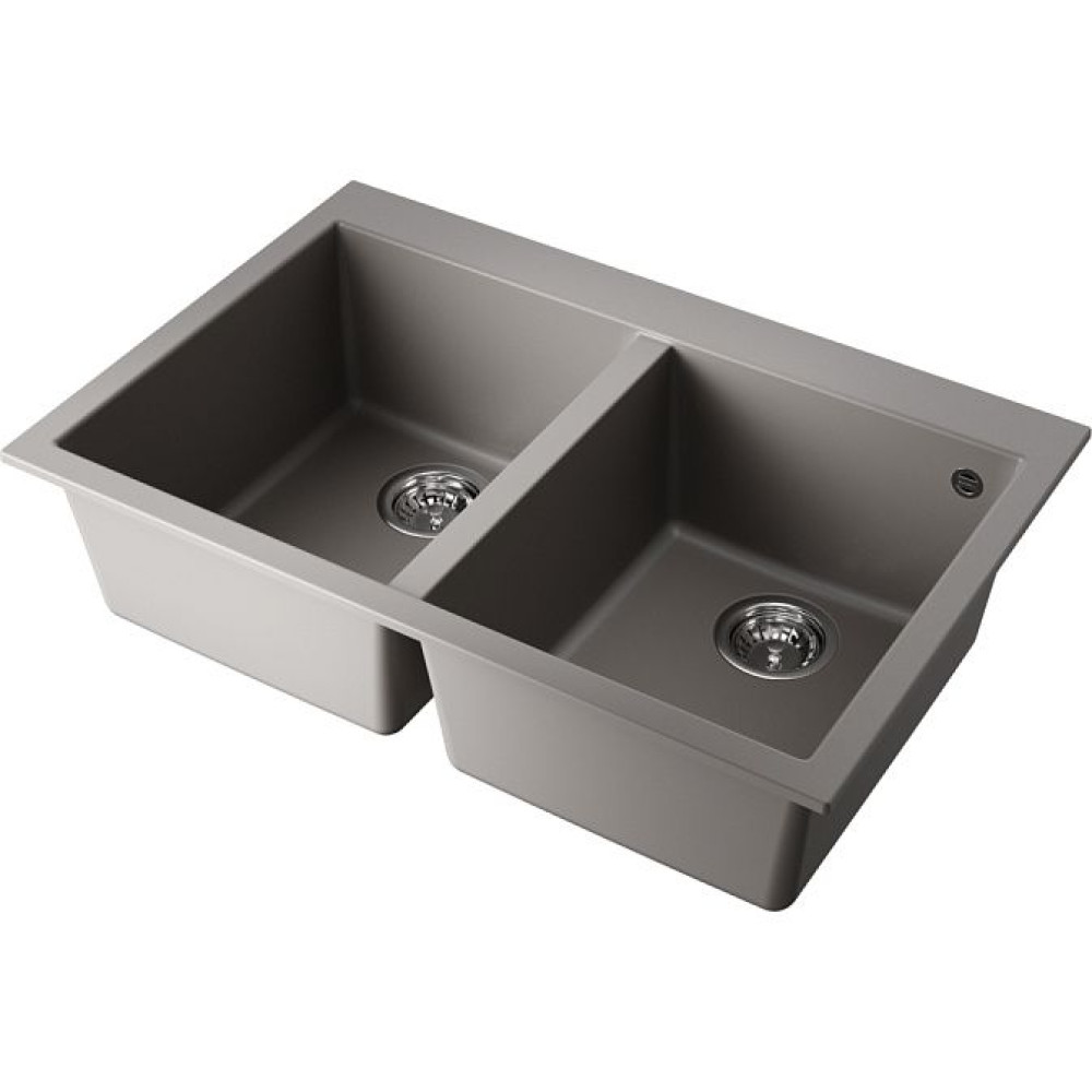 Кухонная мойка OMOIKIRI Bosen 80-2-GR(арт.4993569)