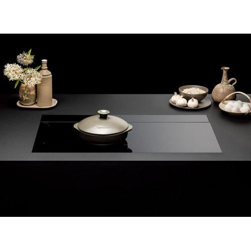 Индукционная стеклокерамич. панель+вытяжка (в столешницу) Falmec BRERA 90 VETRO NERO (вытяжка+индукция)