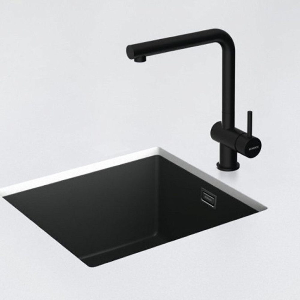 Смеситель SCHOCK Epos full color, Cristadur серебристый камень