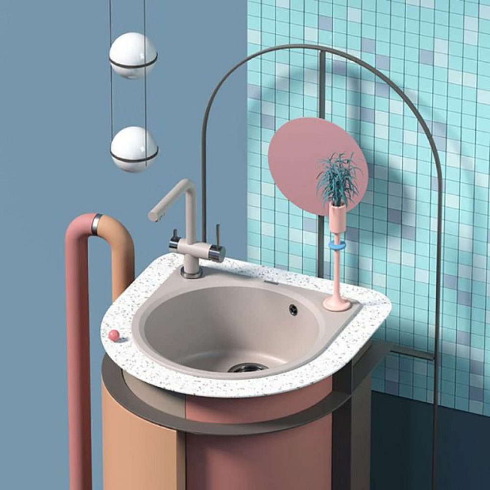 Мойка Akegata 51-SA Artgranit/бежевый(арт.4993759)