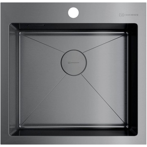 Мойка Omoikiri Akisame 51-GM нерж.сталь/вороненая сталь (4973440)