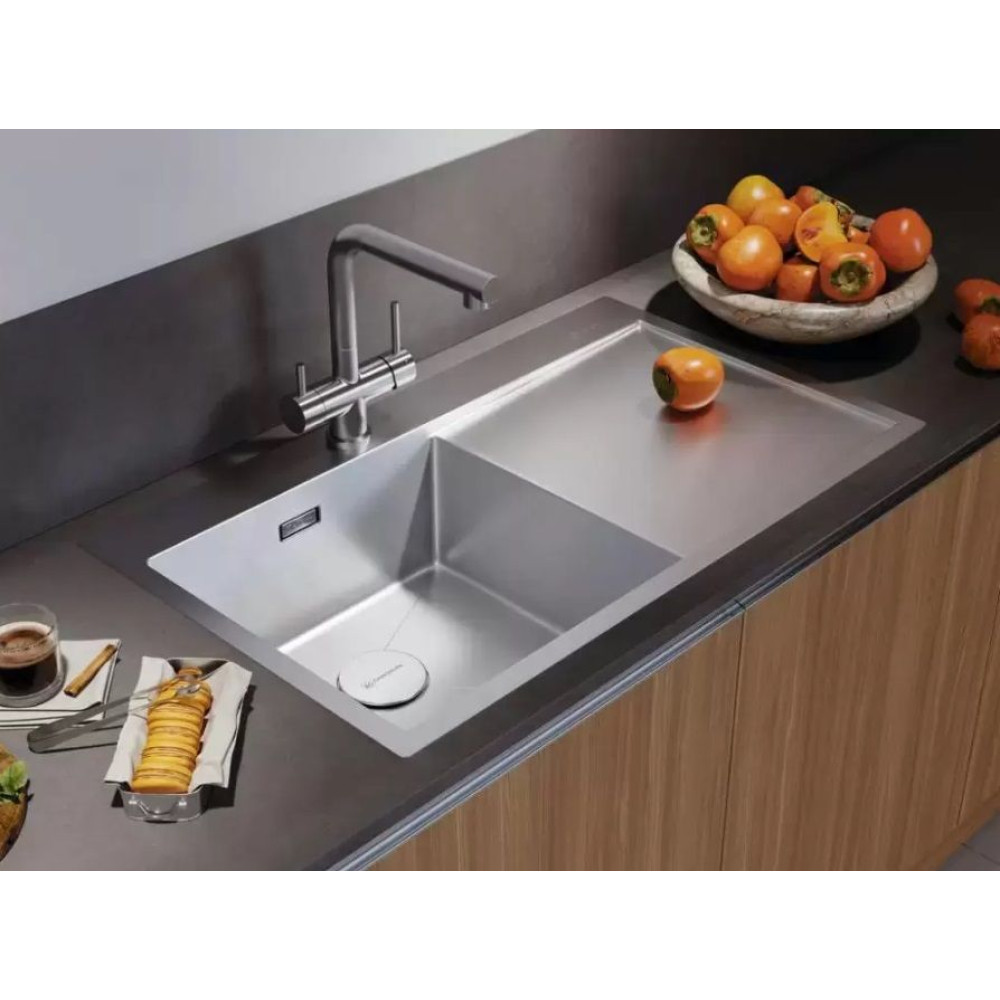 Мойка Akisame 86-IN-R нерж.сталь/нержавеющая сталь(арт.4993763)