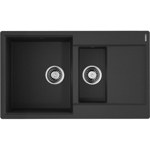 Мойка Omoikiri Daisen 86-2-BL Artgranit/черный(арт.4993477)