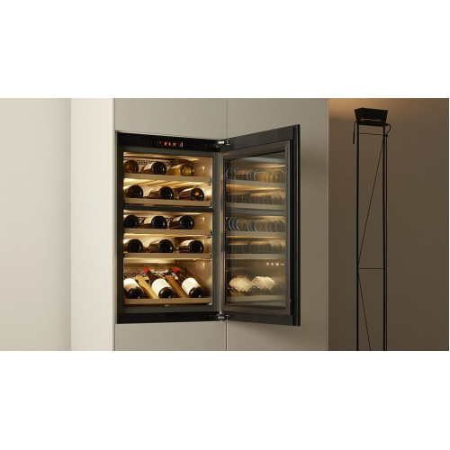 Встраиваемый винный шкаф V-ZUG WineCooler V4000 90 WC4T-51102 L черное стекло