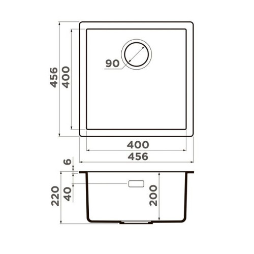 Кухонная мойка OMOIKIRI Yamakawa 45-U/I-GR (арт.4993778)