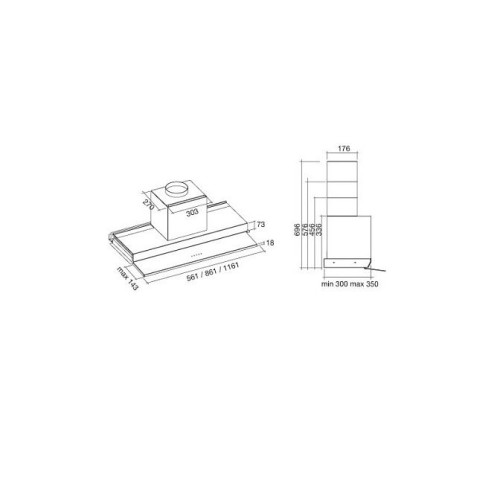 Вытяжка Falmec MOVE 90 BLACK