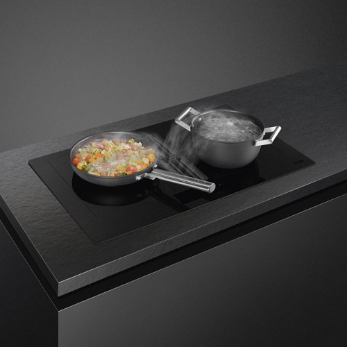Индукционная стеклокерамич. панель SMEG HOBD382MB2