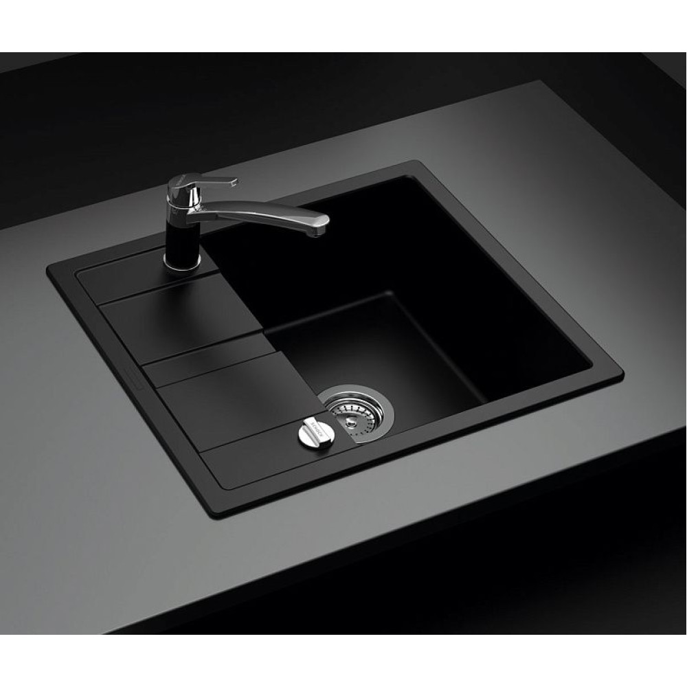 Мойка SCHOCK Optima 45D Cristalite неро