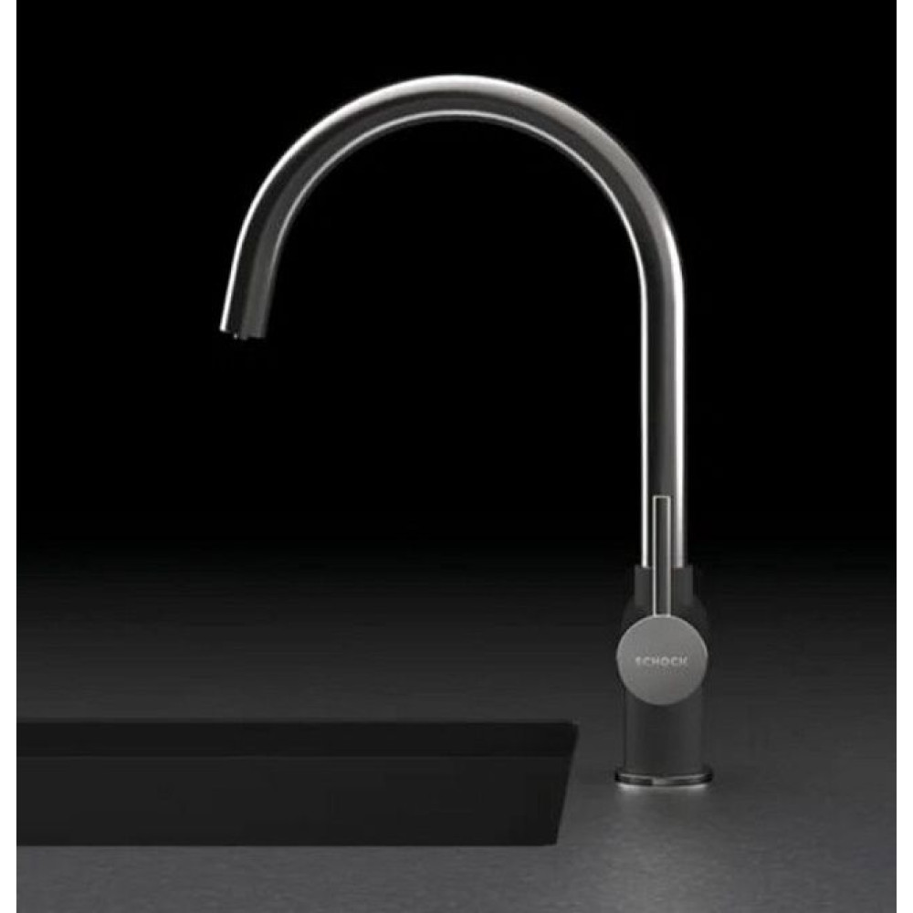 Смеситель SCHOCK Ares, Cristalite сталь/оникс