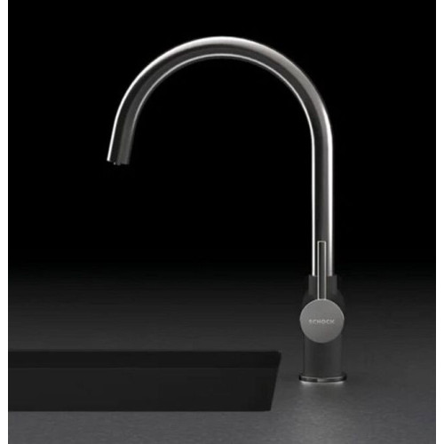 Смеситель SCHOCK Ares, Cristalite сталь/оникс