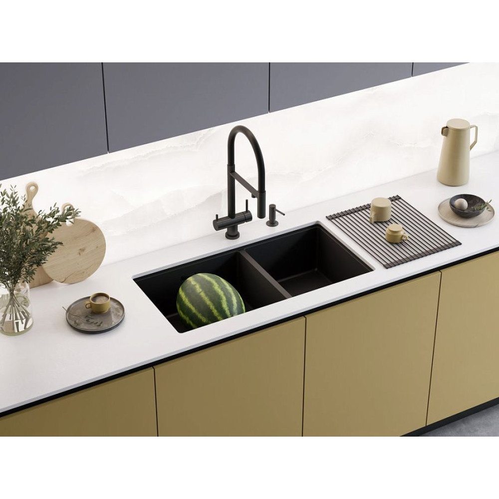 Кухонная мойка OMOIKIRI Taki 85-2-LB-U/IF-IN Side (арт.4997037)