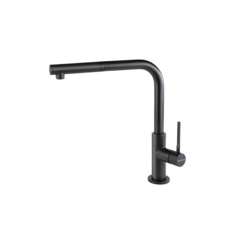 Смеситель Falmec TREVI CORNER MATT BLACK (однорычажный, матовый чёрный)