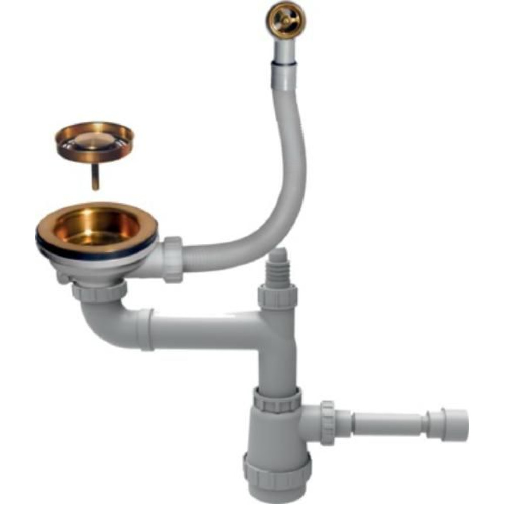 Арматура для одночашевых моек с круглым переливом WK-1-R-AB(арт.4956487)