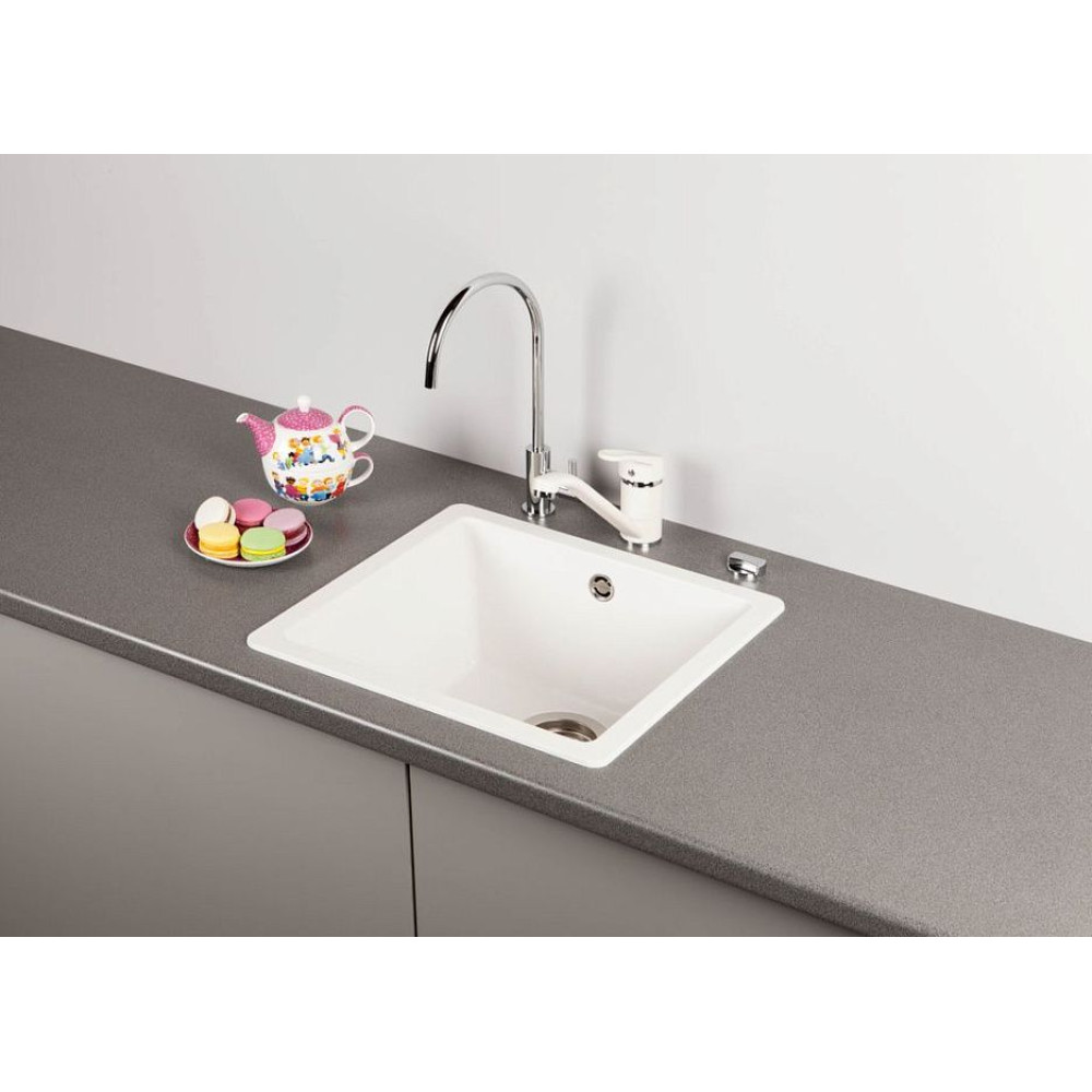 Мойка SCHOCK Quadro 50 Cristalite 450x430 альпина