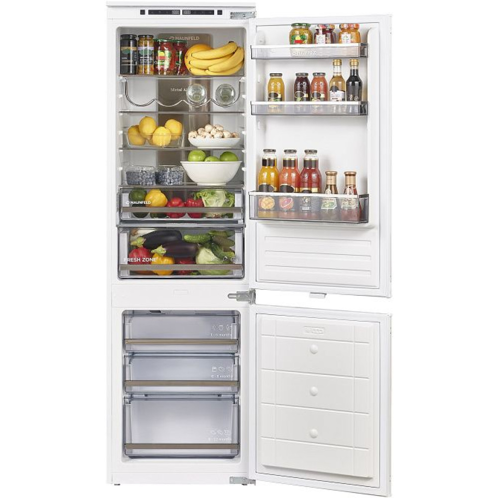 Холодильник MAUNFELD MBF177NFWHGR Inverter