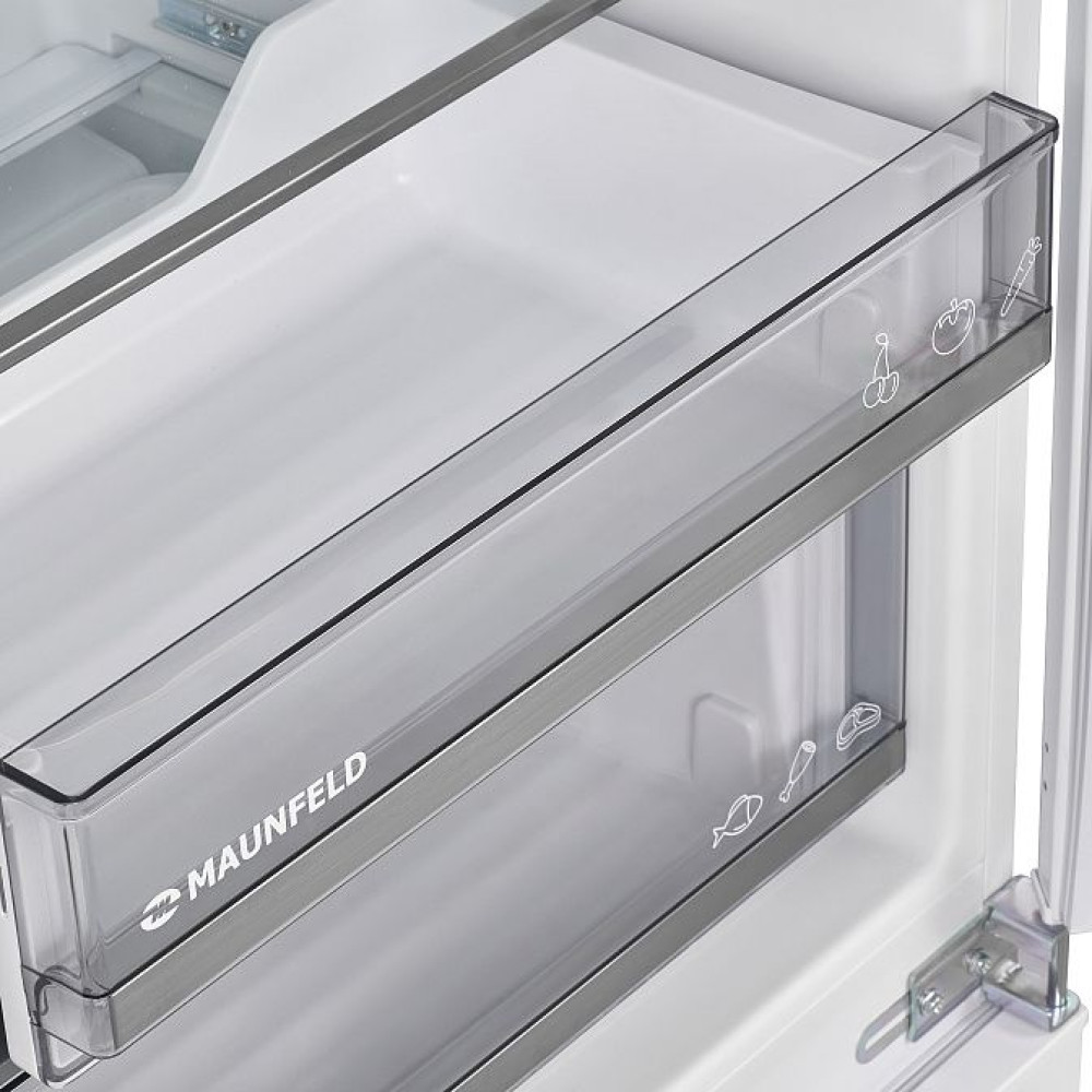 Холодильник MAUNFELD MBF17754NFWHGR LUX Inverter