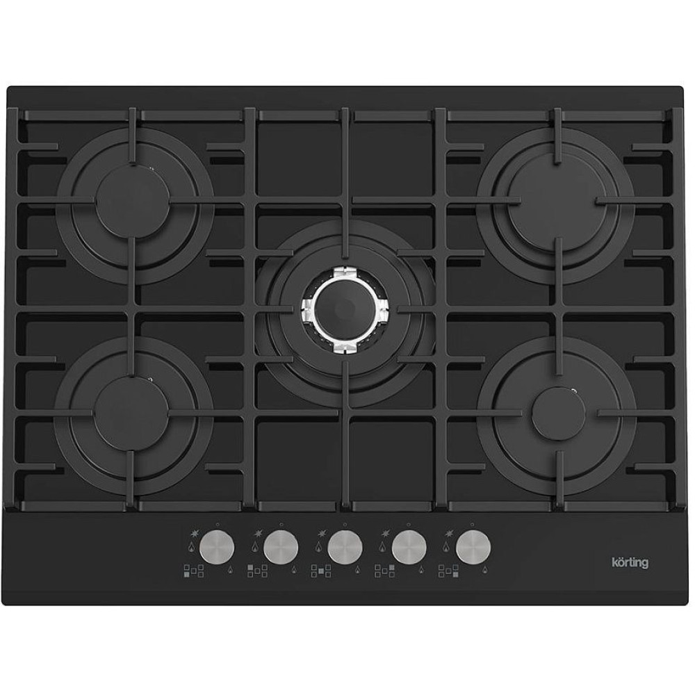 Газовая стеклянная варочная панель Korting HGG 7835 CTN