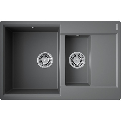 Мойка Daisen 78-2T-PL Tetogranit/платина(арт.4993533)